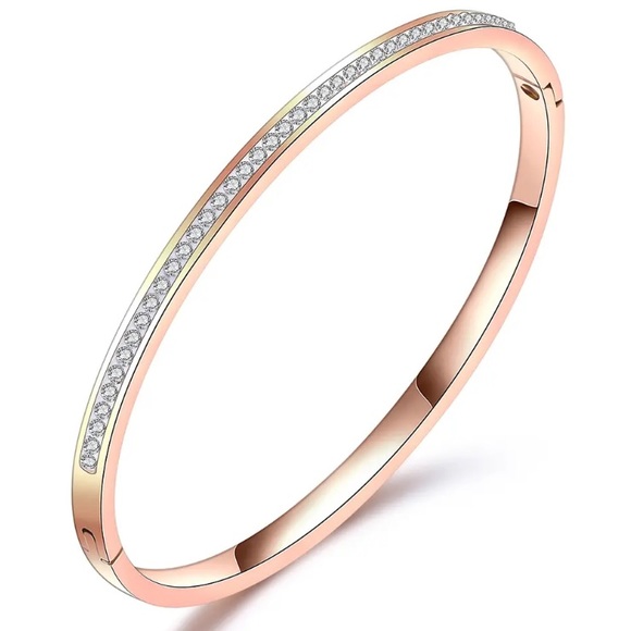 Jewelry - Rose Gold Filled Cubic Zirconia Bracelet